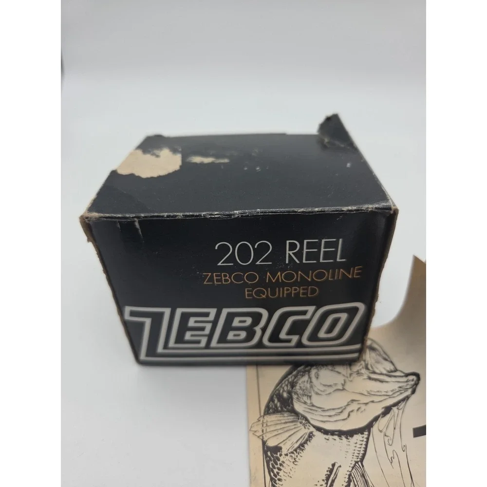 FISHING REEL ZEBCO 202 CLOSED REEL MADE IN AMERICA TESTED WORKING With BOX